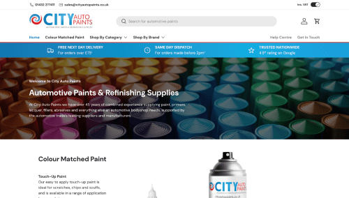 City Auto Paints screenshot