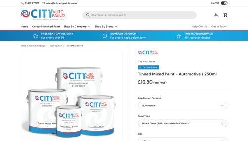 City Auto Paints screenshot